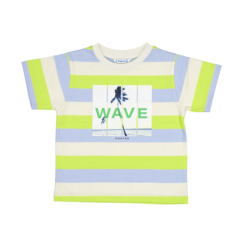 Mayoral - Striped T-shirt, Kiwi