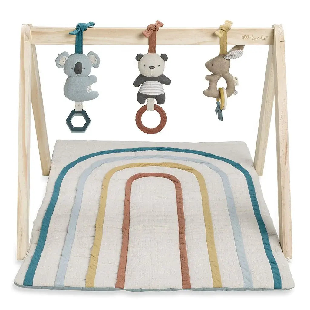 Itzy Ritzy - Wooden Activity Gym, Rainbow