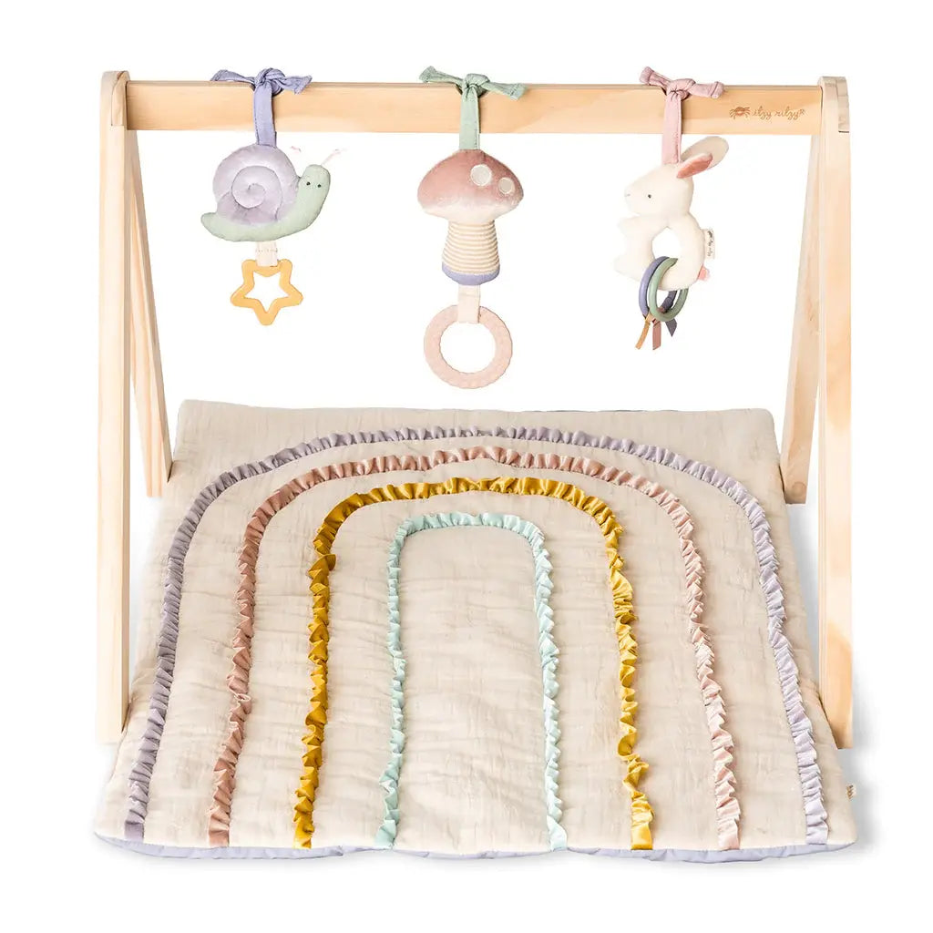 Itzy Ritzy - Wooden Activity Gym, Rainbow