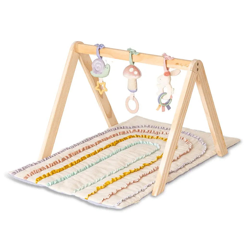 Itzy Ritzy - Wooden Activity Gym, Rainbow