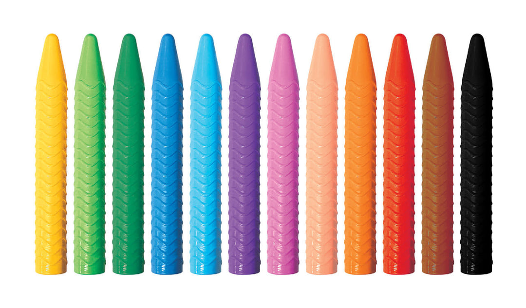 Avenir - Pack of 12 Spiral Wax Crayons