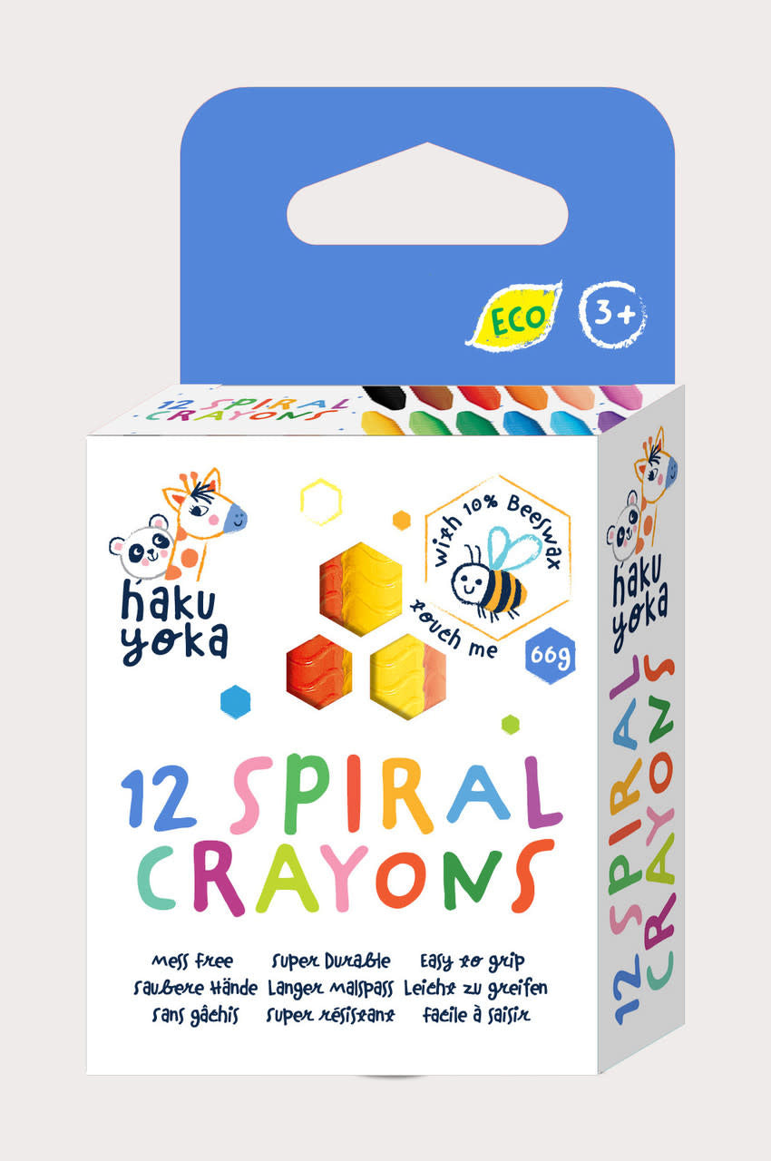 Avenir - Pack of 12 Spiral Wax Crayons