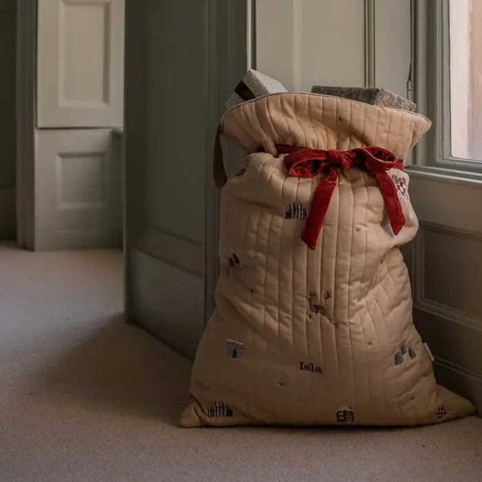 Avery Row - Grand Sac de Noël en Tissu, Nuit Étoilée