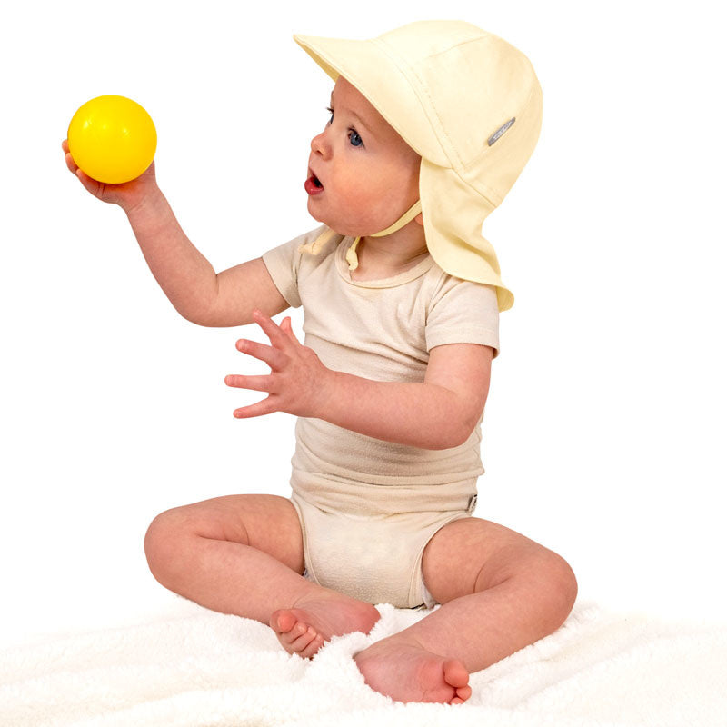  Jan & Jul - Cotton Sun Soft Baby Cap, Yellow Butter