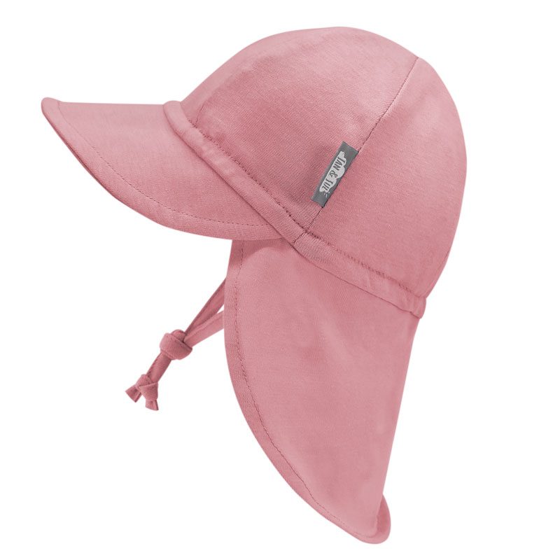 Casquette Souple pour Bébé en Coton, Vieux Rose