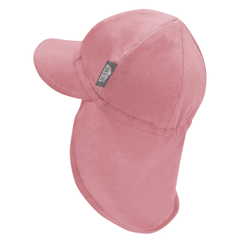 Casquette Souple pour Bébé en Coton, Vieux Rose