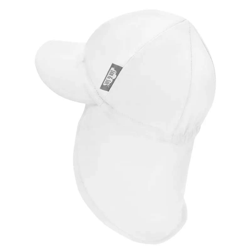 Jan & Jul - Casquette Souple pour Bébé en Coton, Blanc