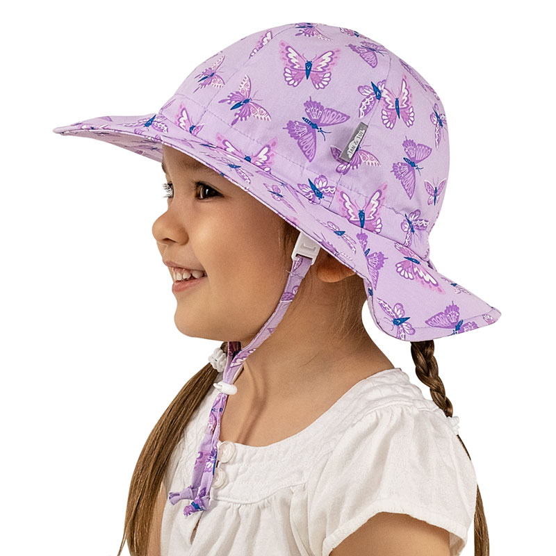  Jan & Jul - Grow with Me Cotton Sun Hat, Butterfly