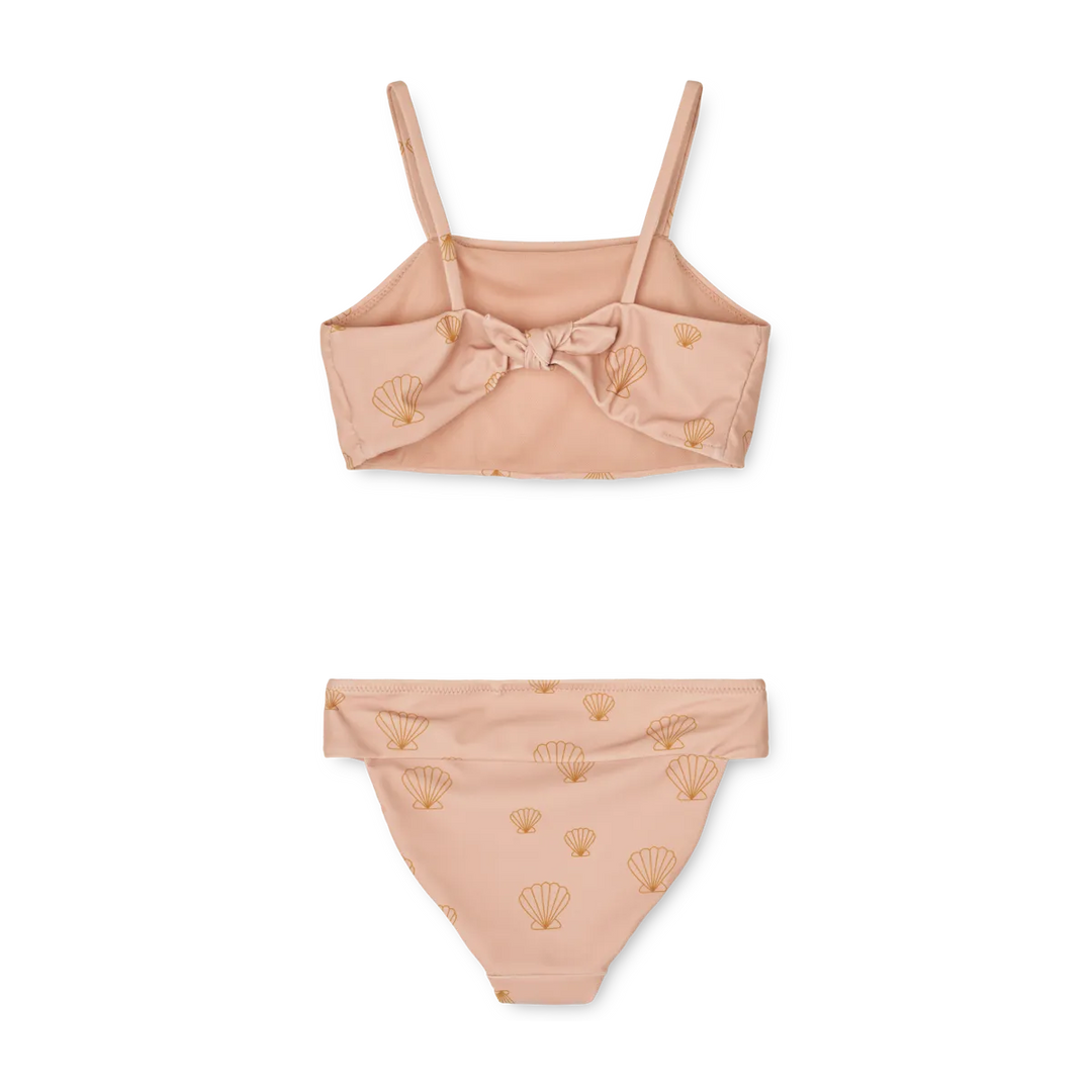 Liewood - Maillot de Bain Deux Pièces Lucette, Coquillages Rose Pâle