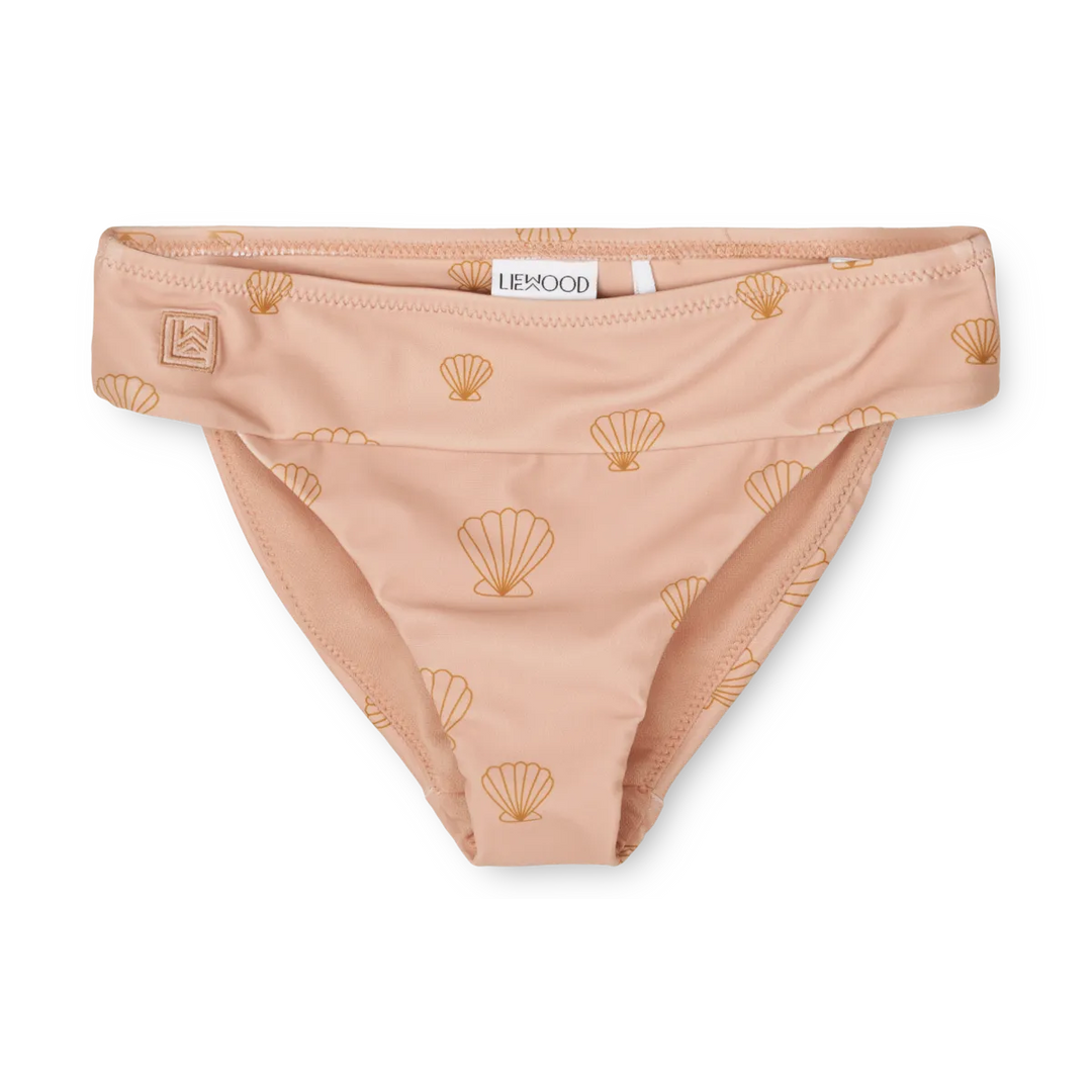 Liewood - Maillot de Bain Deux Pièces Lucette, Coquillages Rose Pâle