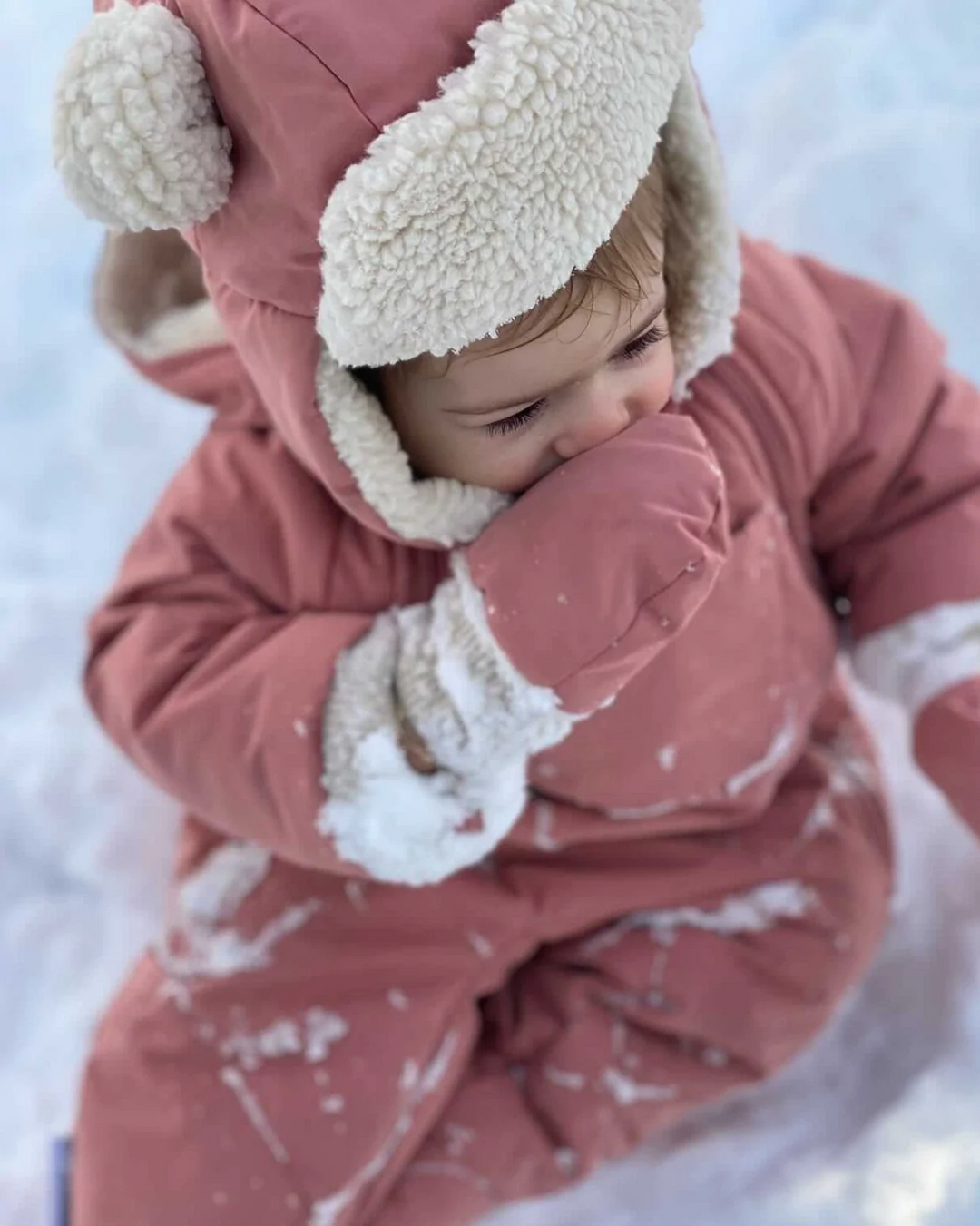 7AM - Baby Snow Jumpsuit Benji, Rose Dawn