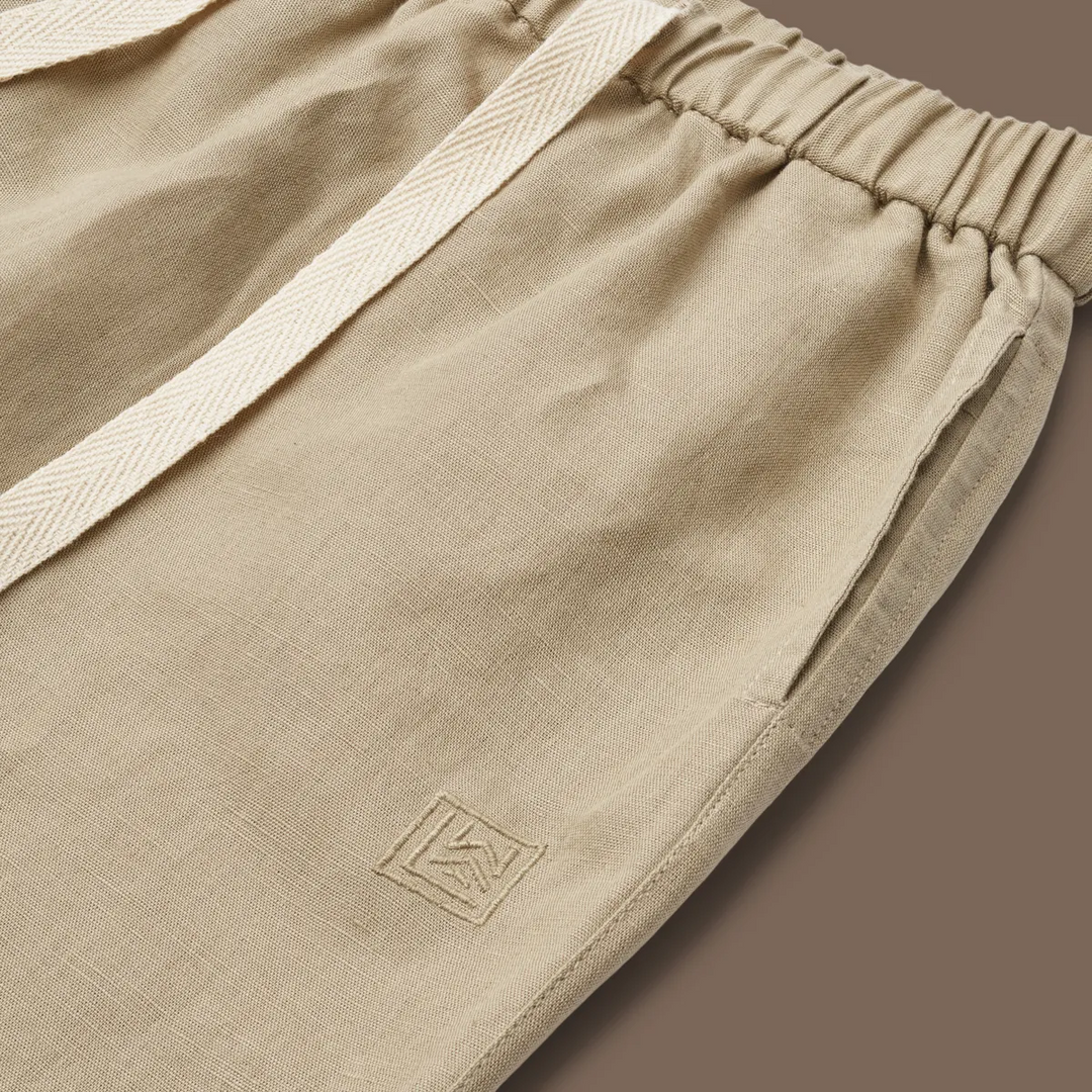 Liewood - Madison Linen Shorts, Mist Beige