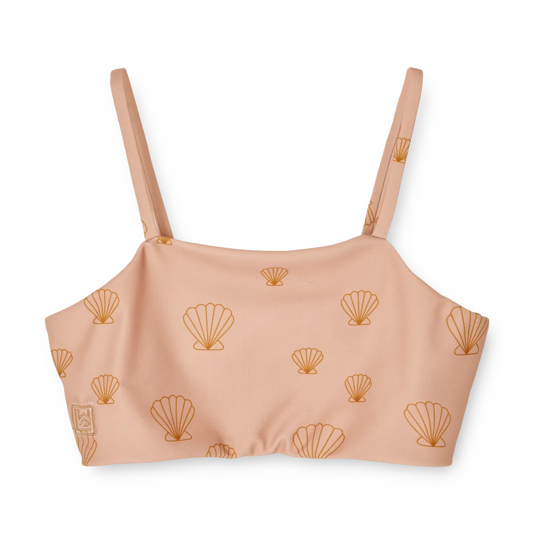 Liewood - Maillot de Bain Deux Pièces Lucette, Coquillages Rose Pâle