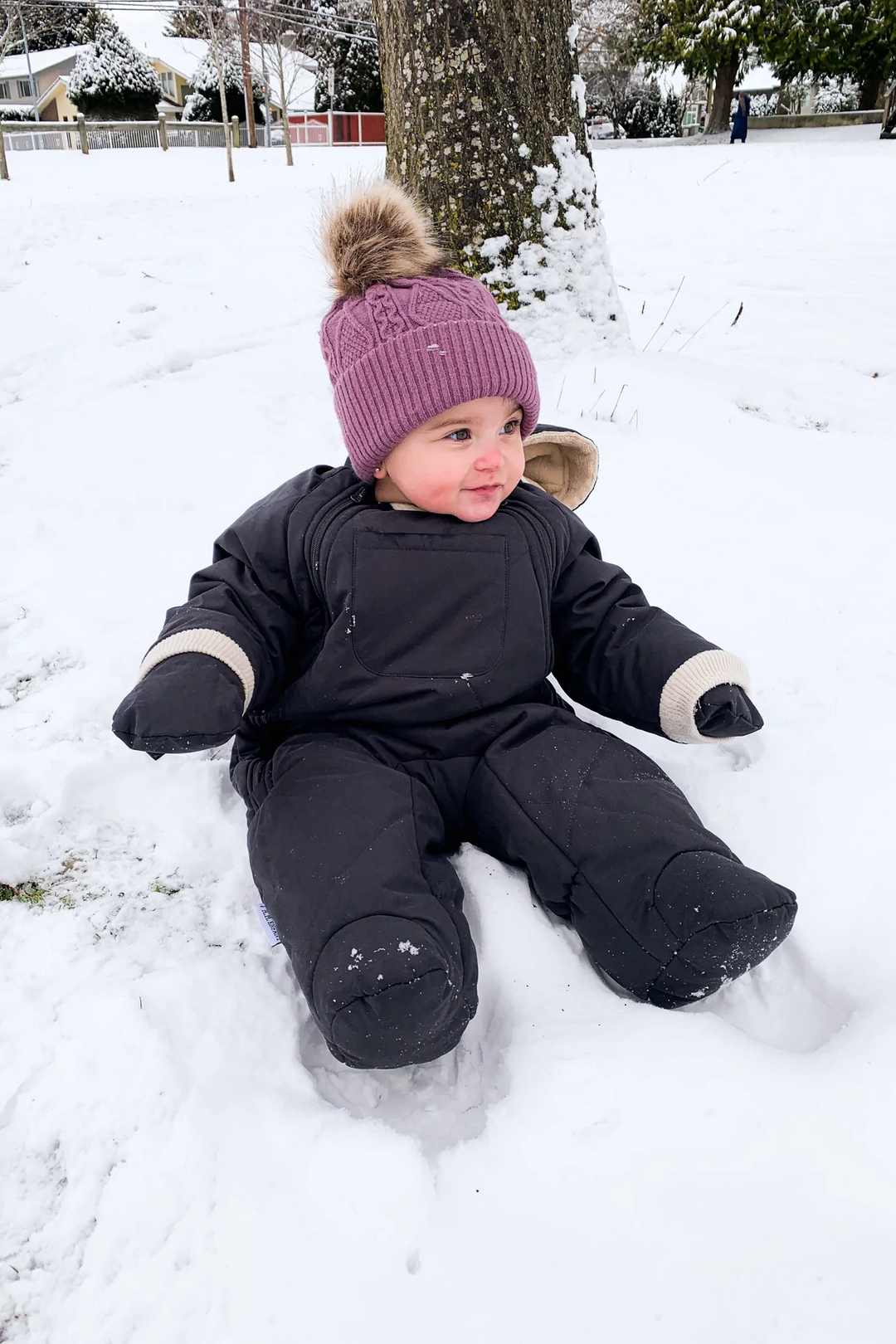 7AM - Baby Snow Jumpsuit Benji, Smokey Grey