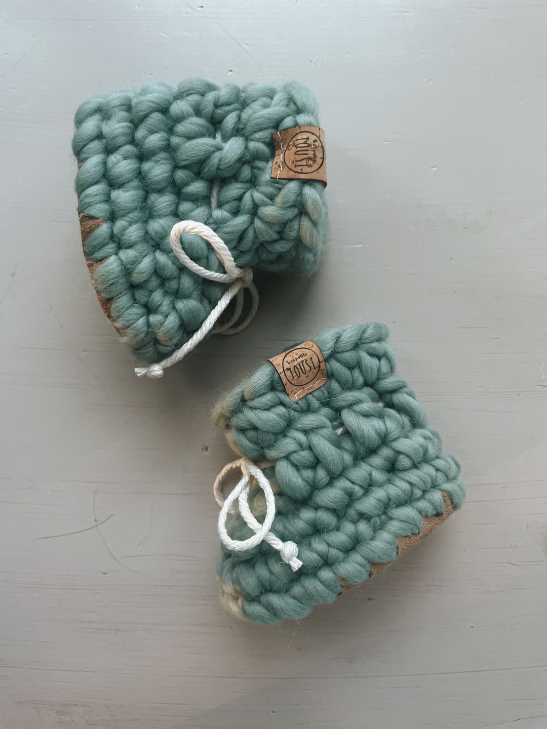 Les Petits Tousi - Wool Booties, Willow