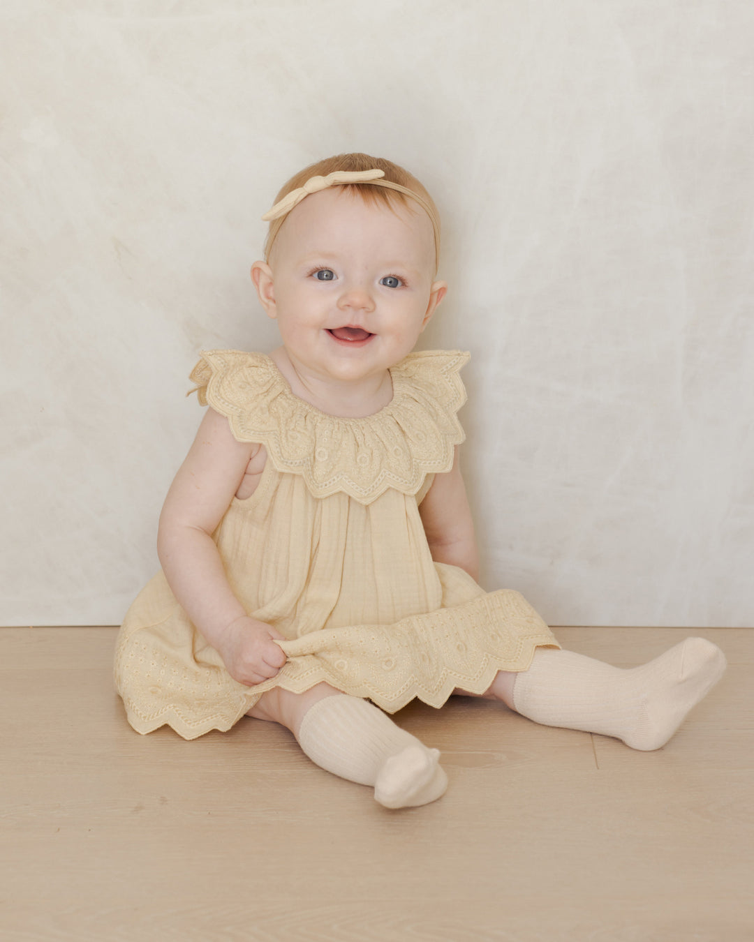 Quincy Mae - Isla Dress, Lemon Yellow