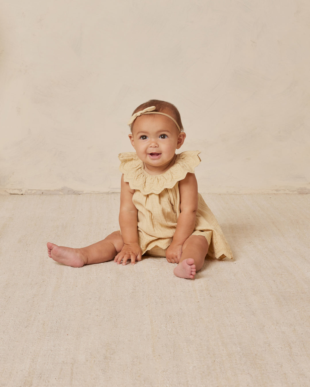 Quincy Mae - Isla Dress, Lemon Yellow