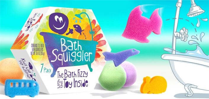 Balle Colorante pour le Bain avec Éponge, Vert