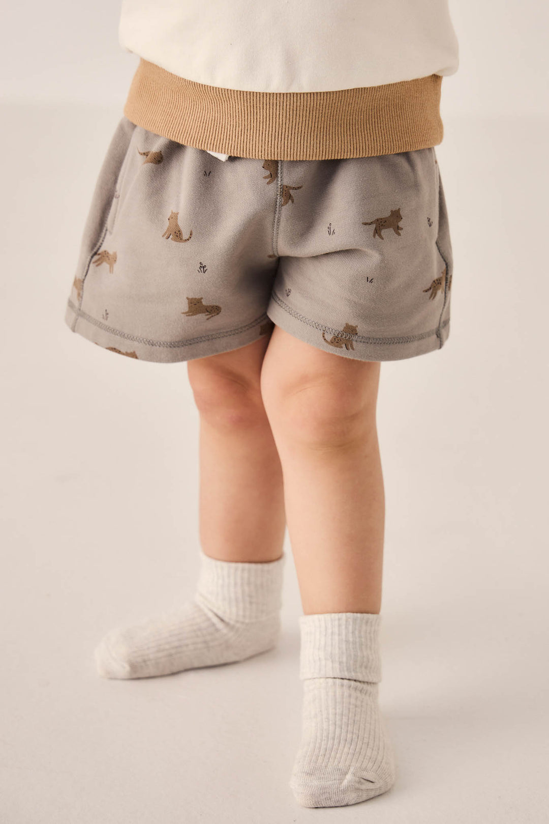 Jamie Kay - Organic Cotton Jalen Short, Lenny Leopard Sage