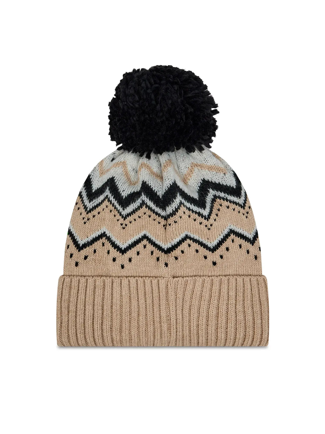 Jamiks - Blok Pompom Hat, Beige, 3-5 years