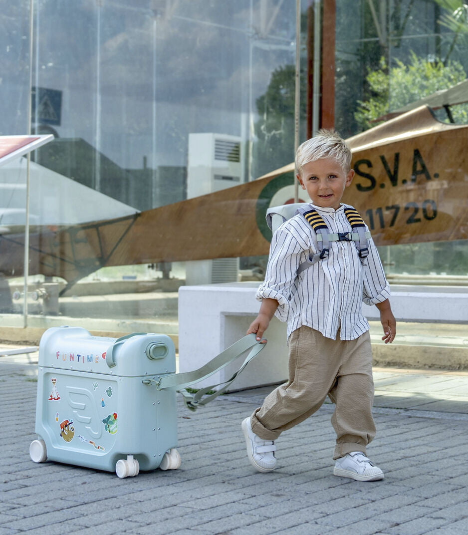 Stokke - Valise et Lit de Voyage BedBox JetKids V4, Vert de Mer