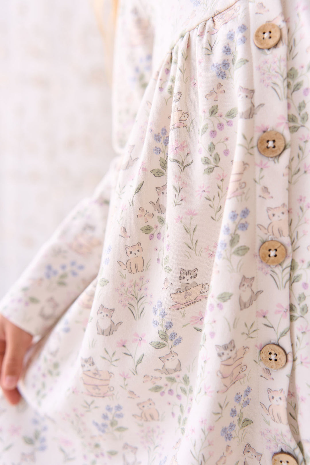 Jamie Kay - Robe en Coton Biologique Poppy, Jardin de Lune Lavande