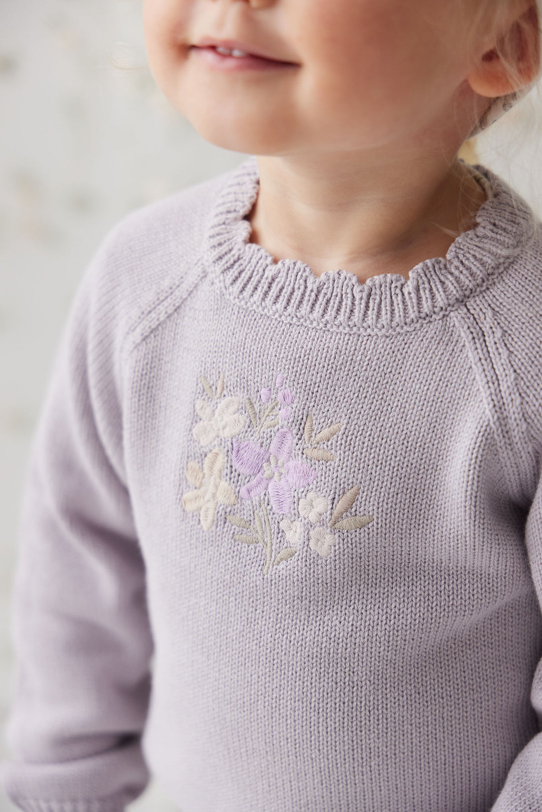 Jamie Kay - Chandail en Tricot Audrey, Bouquet Lilas