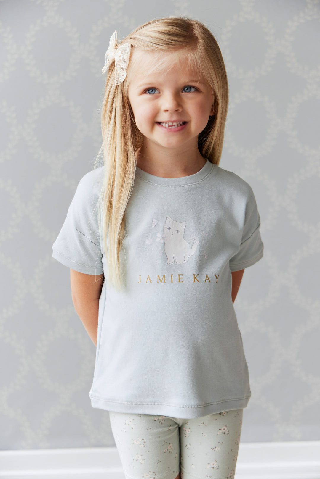 Jamie Kay - T-shirt Mimi en Coton Pima, Océan