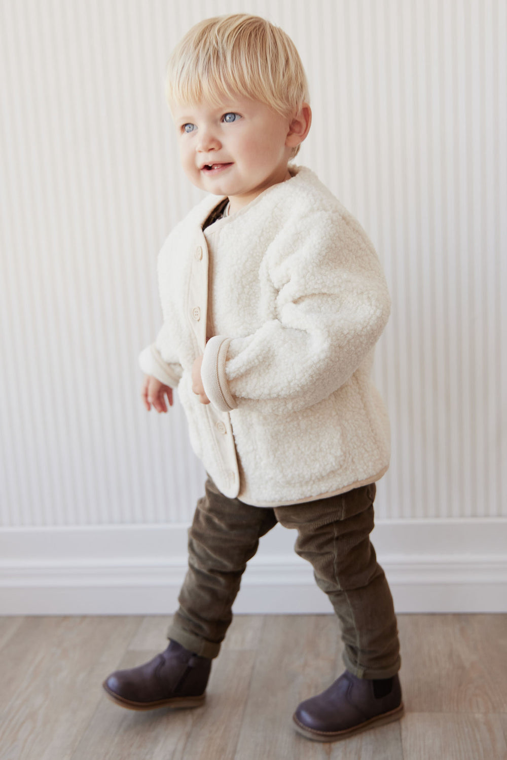 Jamie Kay - Veste Rylan en Sherpa, Naturel