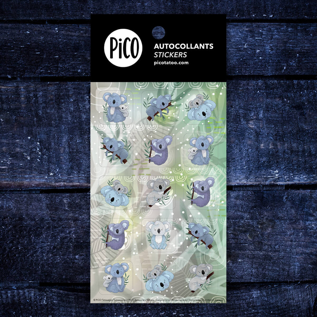 Pico Tatoo - Lot de 10 Feuilles d'Autocollants, Animaux