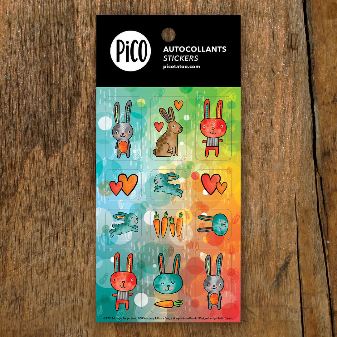 Pico Tatoo - Lot de 10 Feuilles d'Autocollants, Animaux