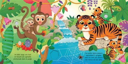 Usborne - Livre Sonore à Toucher, Les Bébés Animaux, 6 mois et +