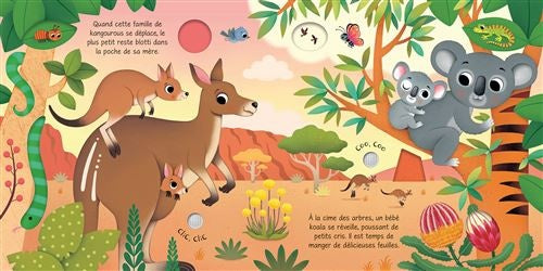 Usborne - Livre Sonore à Toucher, Les Bébés Animaux, 6 mois et +