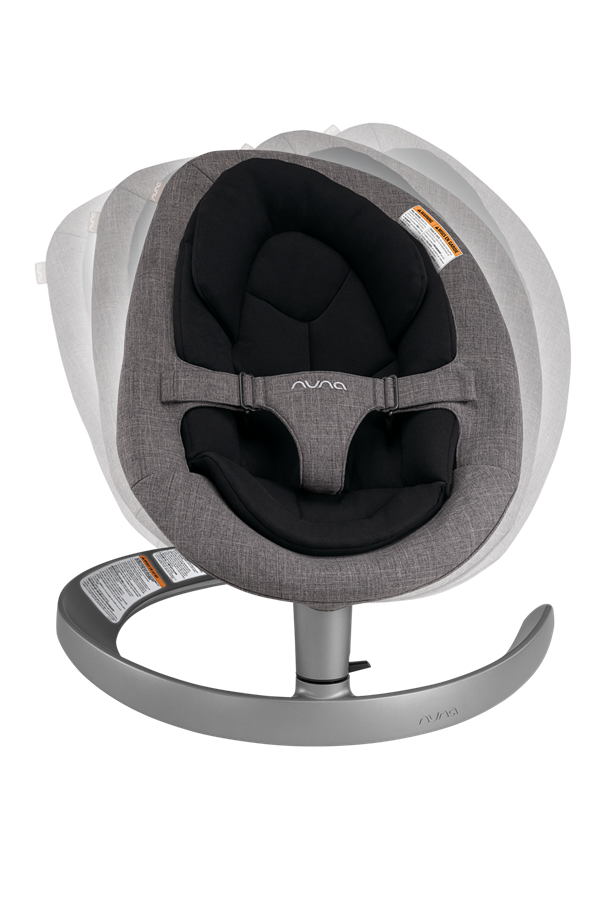 Nuna - Leaf Grow Baby Seat with Toy Bar, Charcoal