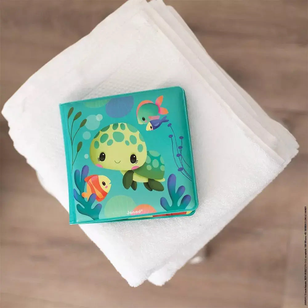 Janod - Mon Livre de Bain Magique, Tortue