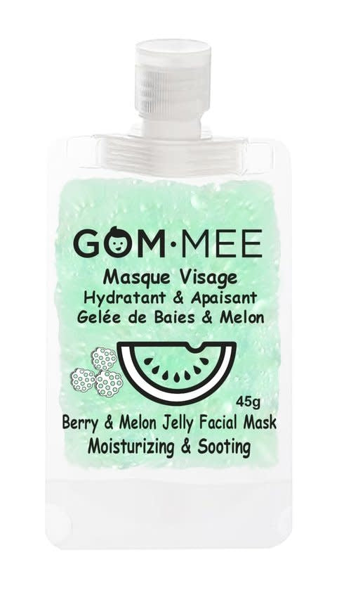 GOM.MEE - Masque Hydratant pour le Visage, Gelée de Baies & Melon