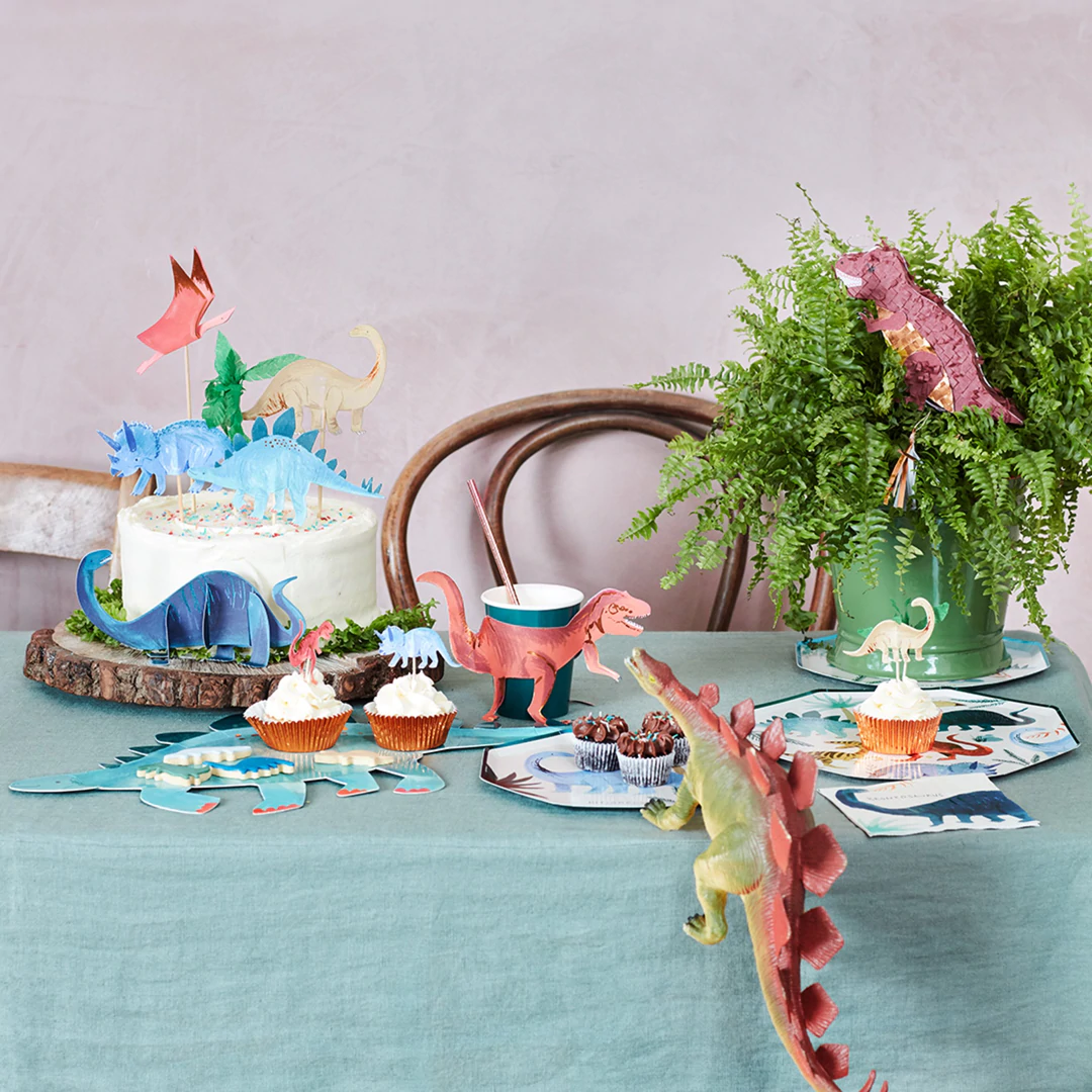 Ensemble de Décorations à Gâteau, Royaume des Dinosaures