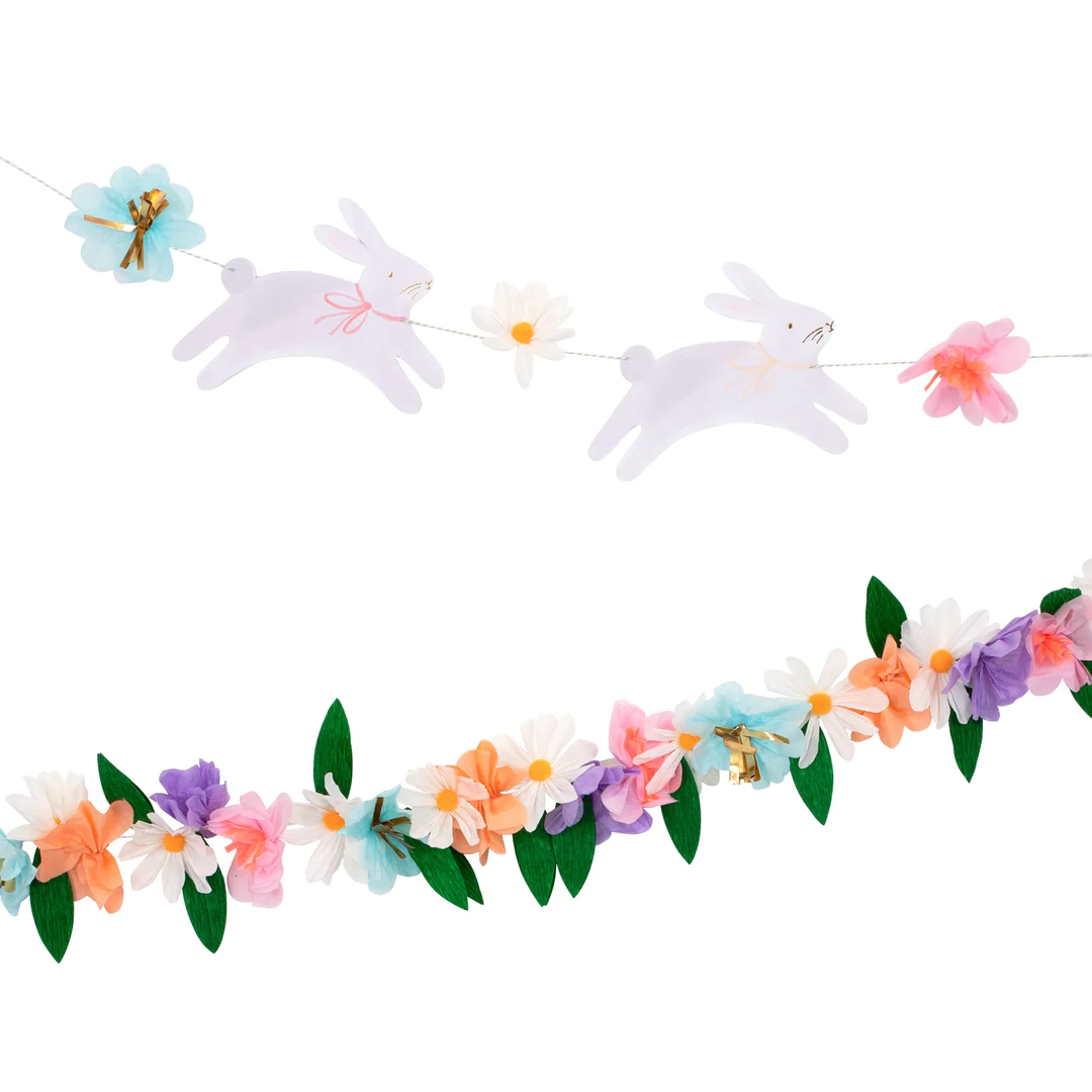 Meri Meri - 2 Paper Garland, Easter Bunny