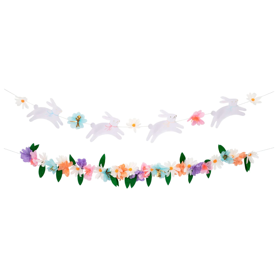 Meri Meri - 2 Paper Garland, Easter Bunny