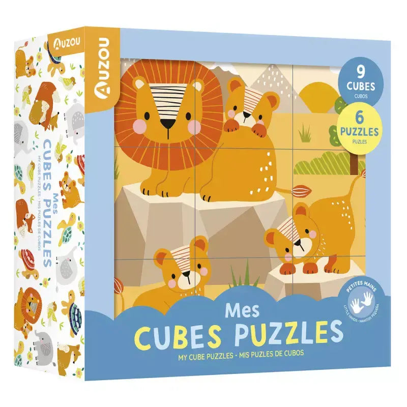 Auzou - My Cube Puzzles, Baby Animals