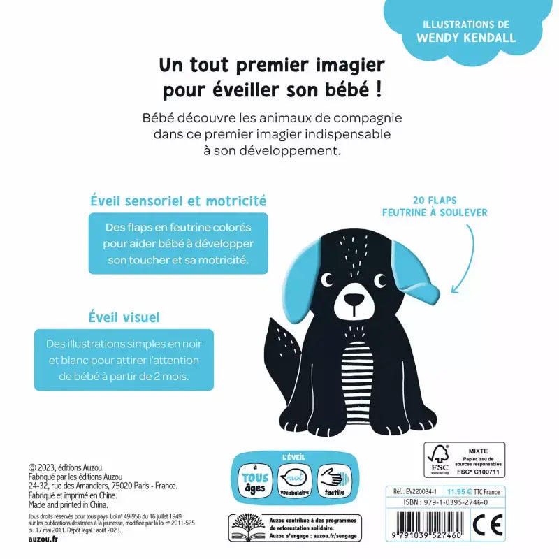 Auzou - Book, Mes Premiers Flaps, Les Animaux Géants