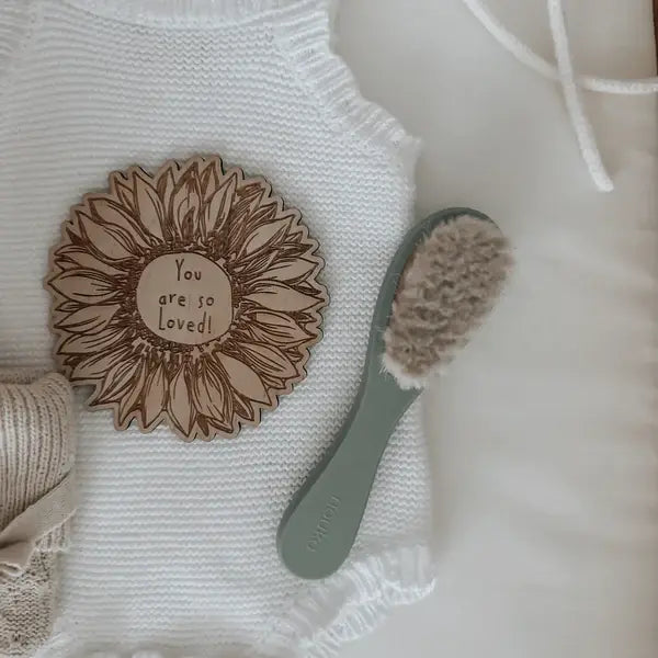 Brosse à Cheveux pour Bébé, Feuille