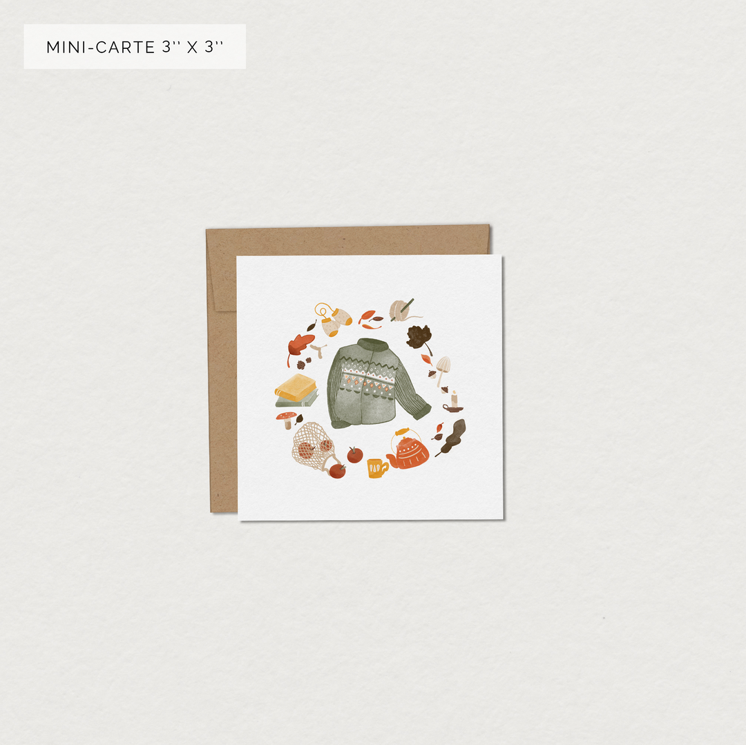 Greeting Card, Autumn Sweetness