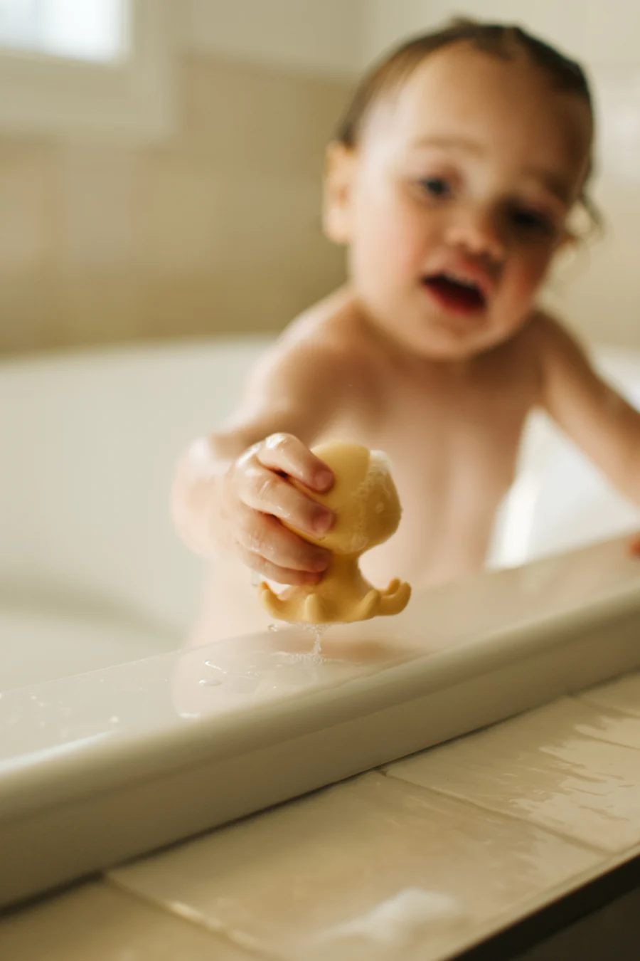 Minika - Jouets de Bain Canard et Tortue, Sauge et Feuille