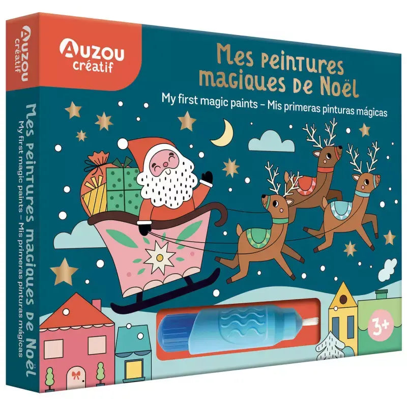 Auzou - Mon Coffret d'Artiste, Mes Peintures Magiques de Noël