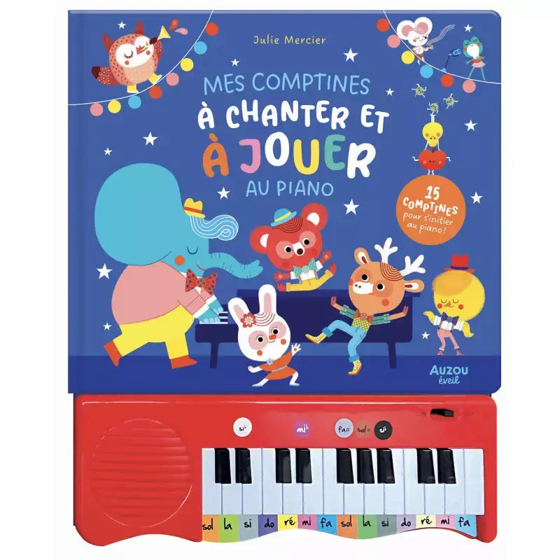 Auzou - Livre Musical, Mes Comptines à Chanter et à Jouer au Piano