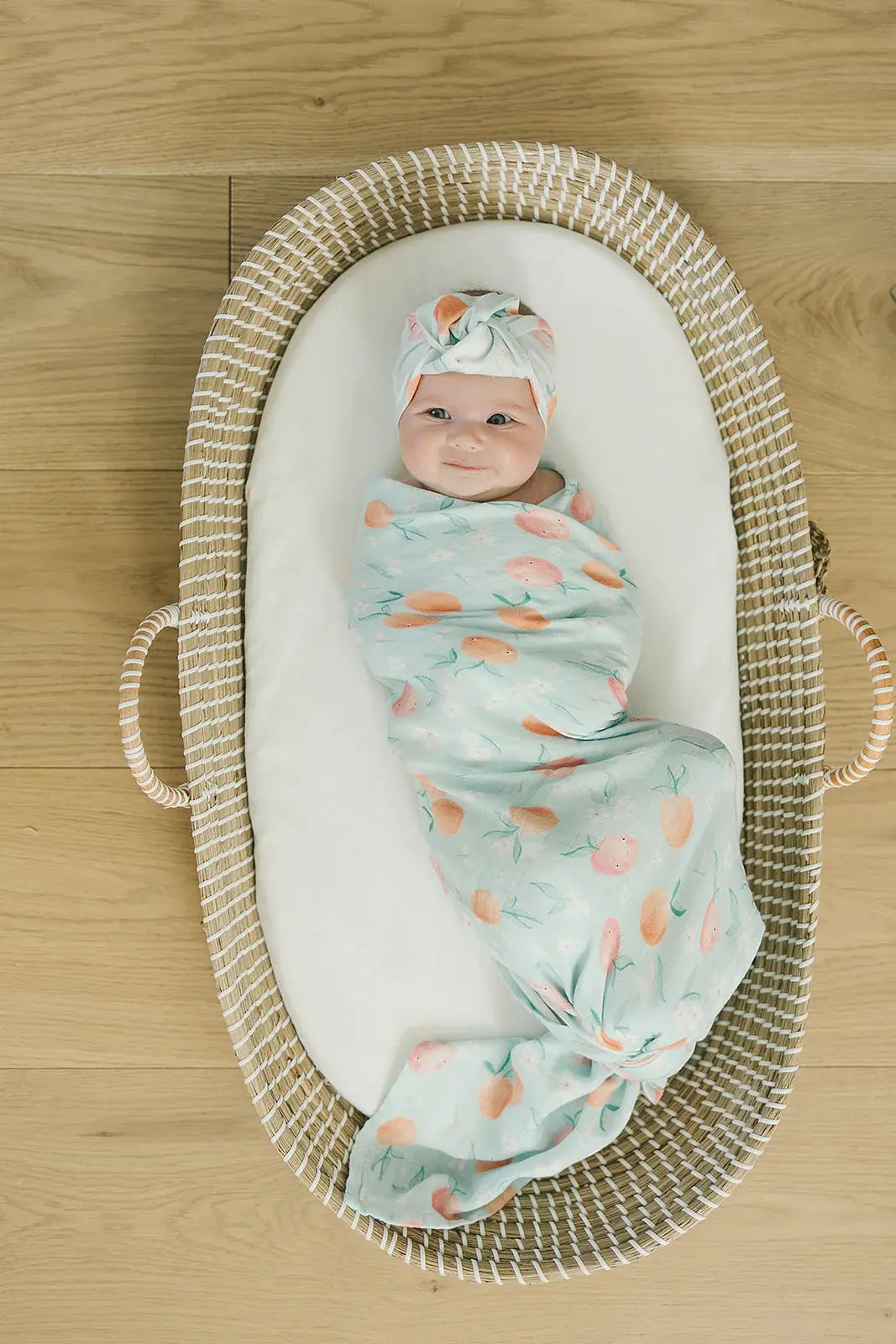 Loulou Lollipop - Bamboo Muslin Swaddle, Grey Mudcloth