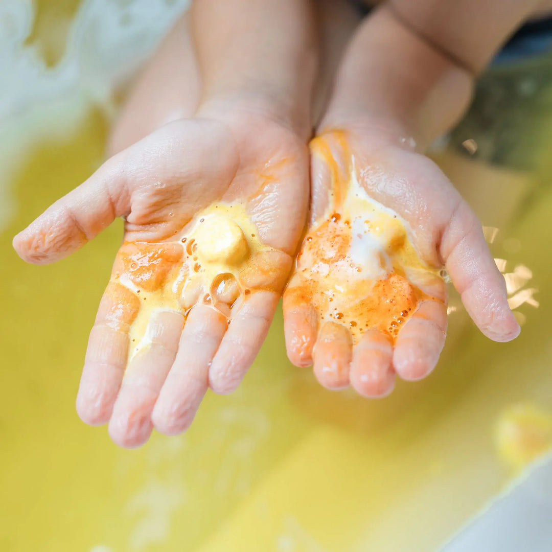 Loot - Sels de Bain Moussants Colorés Poisson, Faune Jaune