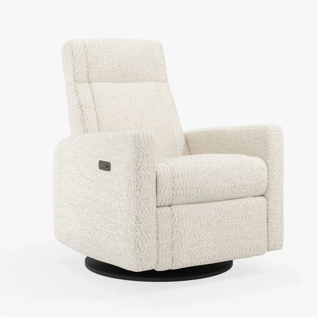 Jaymar BB - Fauteuil Motorisé Pivotant Inclinable Nelly, Peluche Perle