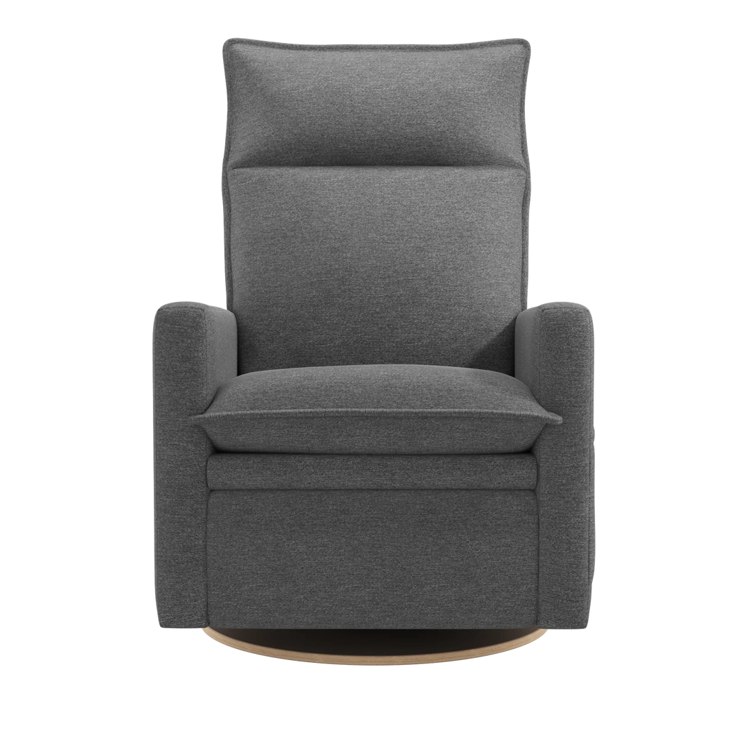 Arya Motorized Reclining Swivel Armchair, Nexus Charcoal